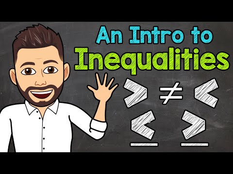 What does more than mean in inequalities?