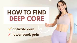 How to engage your ABS & DEEP CORE π― | Engage abs correctly, activate core muscles
