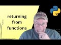 🐍 Python Tutorial #22: the function return statement