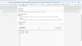 AWS Sample Lambda Function - Hello world Template