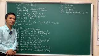 SAO THAM LANG ( Phần 1 ) | 14 CHÍNH TINH TRONG KHOA TỬ VI - TỬ VI HỌC QUÁN