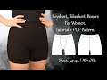 How to sew Stretch Boxers / Boy shorts / Bike shorts for women DIY Sewing Tutorial and PDF Pattern