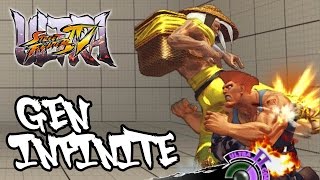 Ultra Street Fighter 4 - Trolling Online With Gen's Infinite (Omega) ( ͡° ͜ʖ ͡°)