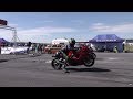 Suzuki Hayabusa 1300 vs Yamaha R1 - motorcycles drag racing 🚦 1/8 mile drag race