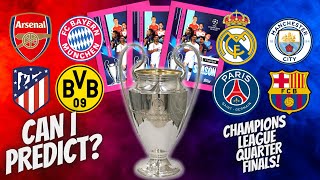 Can I predict the CHAMPIONS LEAGUE QUARTER FINALS from these TOPPS packs!?