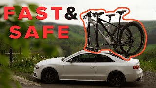 Roof Rack for 2 Bikes Travel - Suction Cups Based Rassine