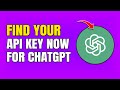 How To Find OpenAI/ChatGPT API Key (Full Guide)