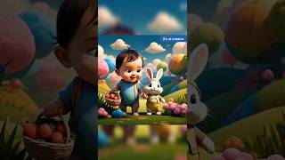 Baby enjoying with rabbit 🐇 in garden 😍 #baby #rabbit #ai ##shorts #youtubeshorts #trend