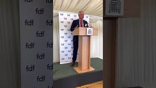 FDF President Paul Freeston - FDF Summer Parliamentary Reception 2022