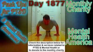 Day 1877 | 5,024 Days To Go! | Ep 01: 5 Sets of 22​ Push Ups Challenge for Mental Health America