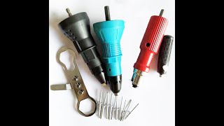 Electric Rivet Nut Gun Riveting Tool Cordless Riveting Drill Adaptor I