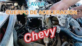 Como lavar el cuerpo de aceleracion del chevy