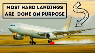 Why Airplanes Make Hard Landings on Purpose
