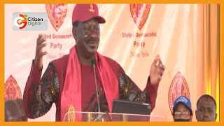 Raila Odinga's address at the UDP National Delegates Conference