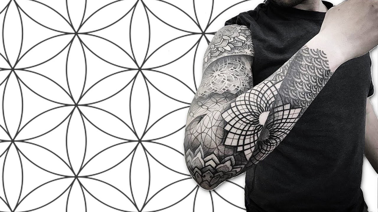 Sacred Geometry Pattern Tattoo