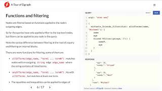 Graph Database: Intro to Dgraph's Query Language (2017)