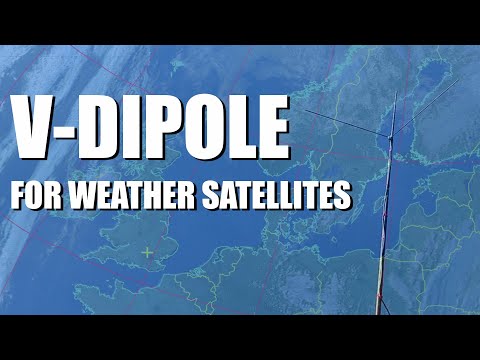 How to build an AV dipole to receive weather satellites