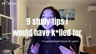 9 study tips I would’ve K*LLED to know (no more gatekeeping!) ✏️