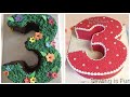 How to make 3 shaped cake,three number cake,number 3 cake decorating ideas,3 cake shape