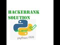 Hackerrank hello world solution