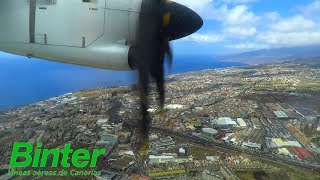 My SHORTEST FLIGHT of 2018! UNCUT Full Flight of Binter Canarias ATR 72 to Tenerife North