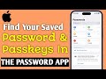 How To Find Saved Passwords & Passkeys in the Passwords App on iPhone and iPad | Easy iOS Guide
