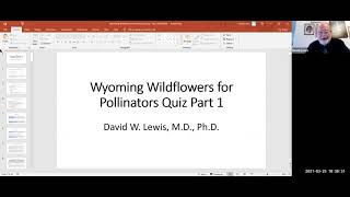 Pollinator Plants and Gardening with Dr. David Lewis