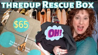 This ONE BRAND!! ~ Thredup Rescue Box UNBOXING ~$65 Women's Mixed Clothing Rescue Reject Mystery Box