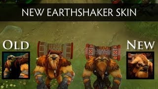 Dota 2 New Earthshaker Skin and Effects (Side by side comparison)