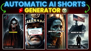 This AI TOOL can automatically create YouTube Shorts, reel & Tiktok video🤯