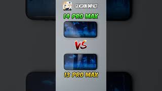 Genshin Impact Speed Test (iPhone 14 Pro Max vs 13 Pro Max) #shorts