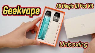 Geekvape AQ Aegis Q Pod Kit Unboxing