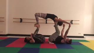 AcroYoga  - 3 is a magic number - trio washing machine