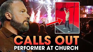 Pastor kicked off Pulpit for calling out male performer. This is disturbing!