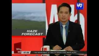 PAGASA is capable of releasing haze forecast