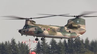 【入間航空祭 2022】航空自衛隊ヘリコプター CH 47J  チヌーク  デモフライト