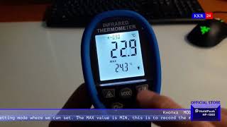 Full Overview Of Infrared Non Contact Thermometer HoldPeak HP 1500!!!