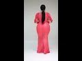 plus size coral lace dress jahvysams21