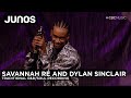 Savannah Ré and Dylan Sinclair win traditional R&B/Soul recording of the year | 2023 Juno Awards