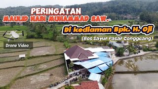 Peringatan Maulid Nabi Muhammad SAW ‼️ dikediaman Bpk. H. Oji #drone #maulidnabi @hendidronies