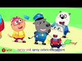 colorful superheroes team 🌈 color songs compilation 🎶 wolfoo nursery rhymes u0026 kids songs