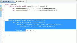 Java Programming Tutorial 34 Table for Multi Arrays1