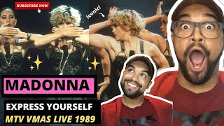 MADONNA- EXPRESS YOURSELF (MTV VMAS 1989) REACTION!