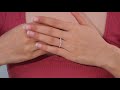 mahenge pink spinel u0026 moissanite dainty solitaire ring in 18k rose gold over sterling silver 0.40ctw