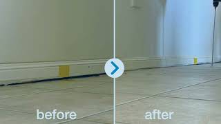 Sunken Home Floor and Wall-Tile Gap Fix | Mainmark Teretek Solution