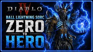 LET'S MAKE THE MOST "BROKEN" SORC IN THE GAME! BALL LIGHTNING ZERO TO HERO