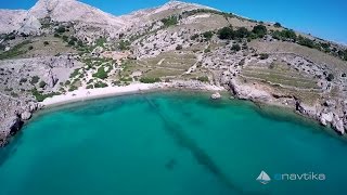 Beautiful Croatian island Krk, Baska