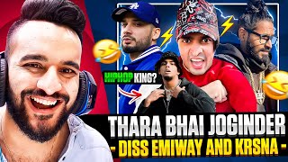 Thara Bhai JOGINDER is the new Hip-Hop king ? ( Diss on emiway & kr$na )