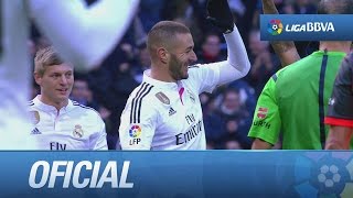 Golazo de Benzema por la escuadra (4-1) en el Real Madrid - Real Sociedad