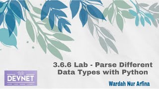 3.6.6 Lab - Parse Different Data Types with Python